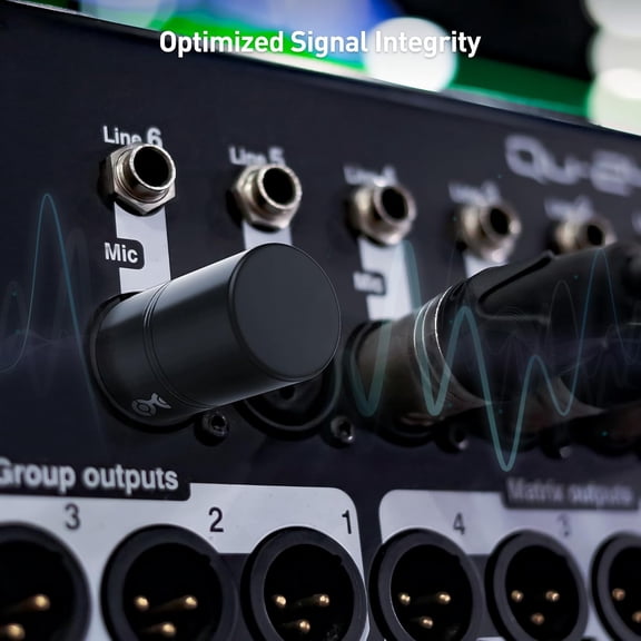 2-Pack 120 Ohm 3-Pin XLR Terminator/DMX Terminator - Optimal Signal Integrity for Lighting and Audio Systems