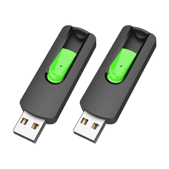 2 Pack 128 GB USB Flash Drive KOOTION Memory Stick Retractable for Laptop Data Storage Backup