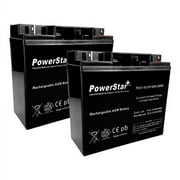 2 Pack - 12V 18Ah Wheelchair Mobility Scooter Battery Replaces 17Ah