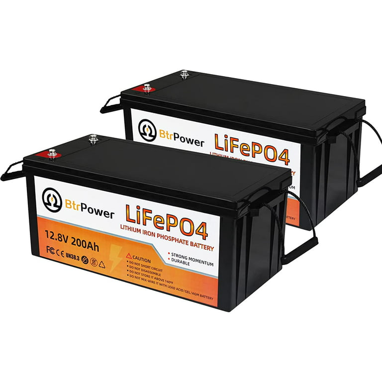 12V 50Ah LiFePO4 Deep Cycle Lithium Battery for RV Marine Off-Grid Solar  System