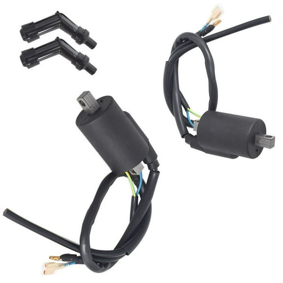 2-Pack 12V Ignition Coil 30500-292-672 30500-292-371 Replacement for Honda CB350K CB360T CB450K CL350K CL360K CL450K 30500-312-007