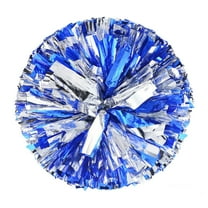 2-Pack 12in Metallic Foil Cheerleading Pom Poms – Vibrant Sport Pom Poms for Kids, Adults, Team Spirit, and Cheering