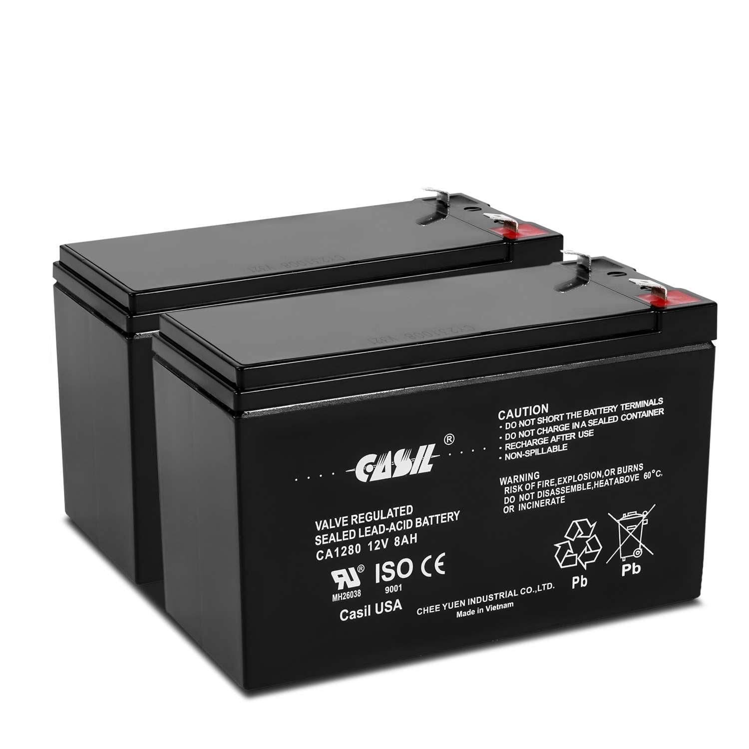 Mighty Max 12V 8Ah Battery 8-Pack - Replacement For APC Smart-UPS SURTA48RMXLBP