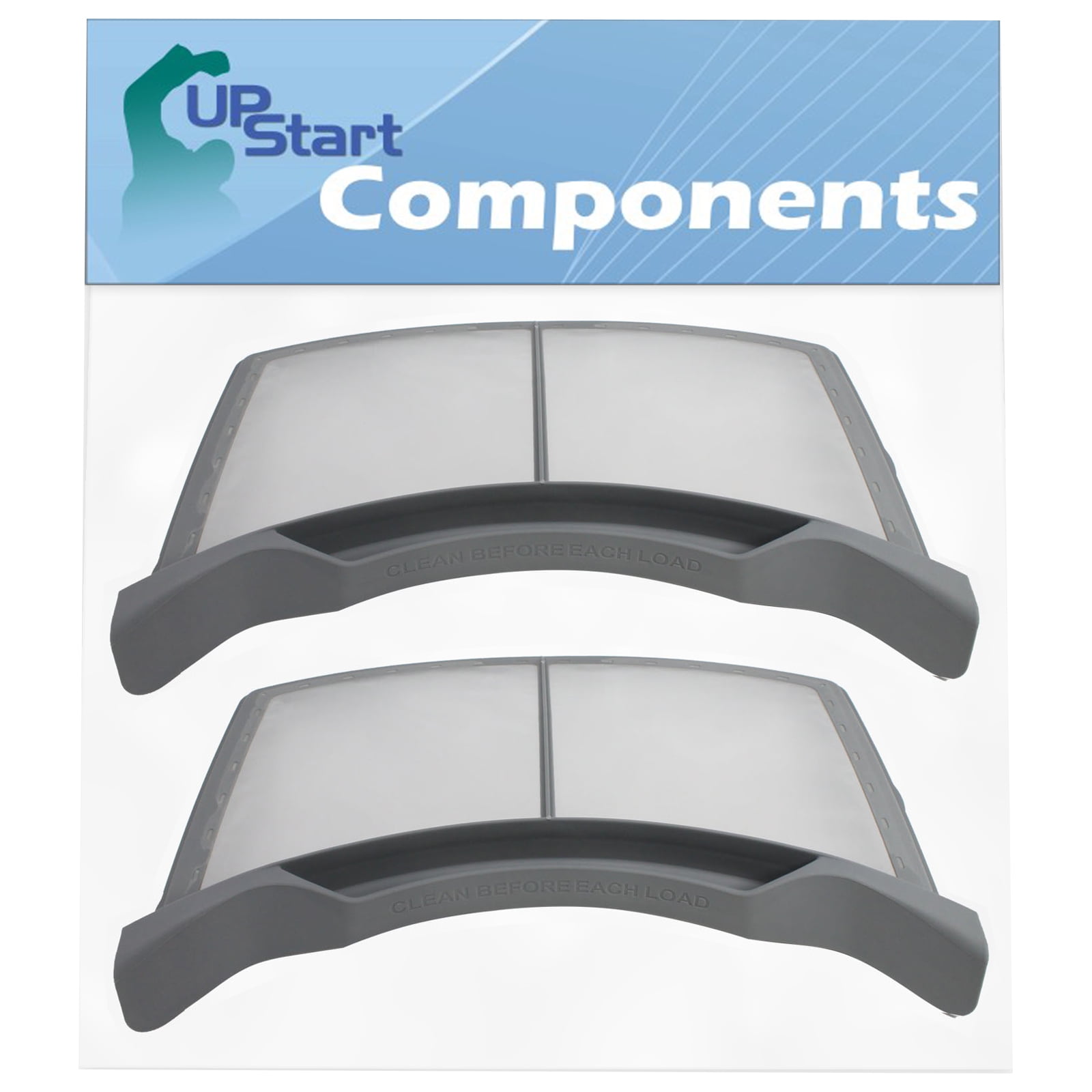 2 Pack 134793600 Dryer Lint Filter Replacement for Electrolux Eied55hiw0, Electrolux Eimgd55iiw2, Electrolux Eied55hmb0, Electrolux Eimed55iiw0, Electrolux Eimed60lss2, Electrolux Eied50liw0