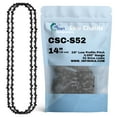 thumbnail image 1 of 2-Pack 14-inch Chainsaw Chain Replacement for Homelite Electric Chainsaws - S52 (14", 3/8" Low Profile Pitch, 0.050" Gauge, 52 Drive Links), 1 of 7