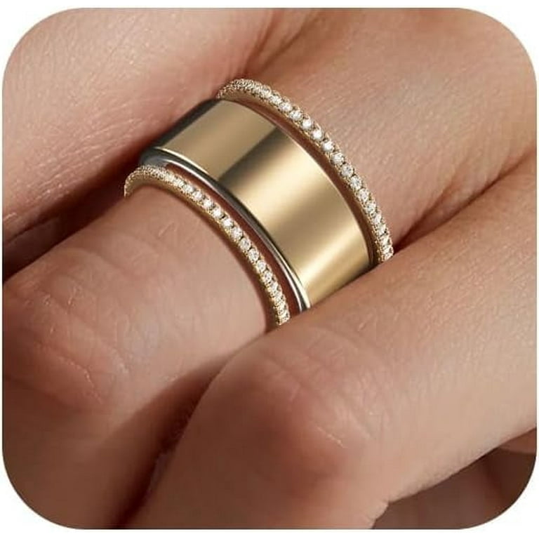 指輪・リング pomum Orion ring gold free size Amazon.com: LOVERSRING 3pc Couple Ring Bridal Sets Women 14k