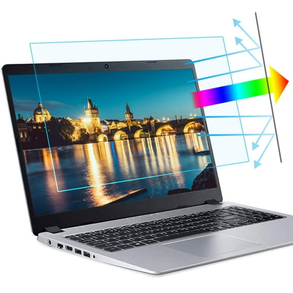 2 Pack 15.6 inch Anti Blue Light Screen Protector - For laptop Anti-scratch and Anti-Glare Screen Protection,15.6?? display 16:9