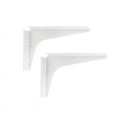 thumbnail image 1 of 2 Pack 15 in x 21 in White Workstation Bracket, 1 of 3