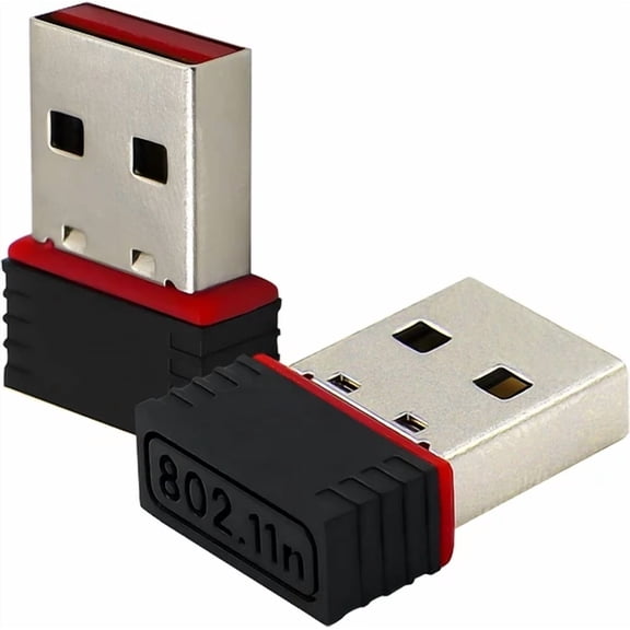 2-Pack 150Mbps Wireless Usb Wifi Adapter, 2.4Ghz Plug & Play For Windows 10