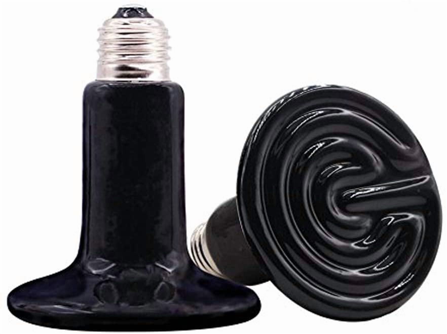 2-Pack 150W 110V Reptile Heat Lamp Ceramic Infrared Heat Emitter Bulb ...