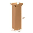 thumbnail image 1 of (2 Pack) 15x15x48 Size Shipping and Packing Box - Cardboard, 1 of 9