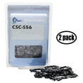 thumbnail image 1 of 2-Pack 16" Semi Chisel Saw Chain for Worx WG303 Chainsaws - (16 inch, 3/8" Low Profile Pitch, 0.050" Gauge, 56 Drive Links, CSC-S56), 1 of 4