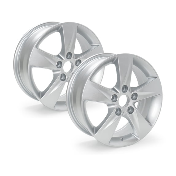 2-Pack 16" Wheel Rim 16x6.5-inch 5 Lug Silver, for Hyundai Elantra 2011-2013, Replacement Alloy Rim 70806