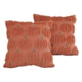 thumbnail image 1 of 2 Pack 16 X 16 Inch Pumpkin Throw Pillow Covers Halloween Pumpkin Decorations Fall Pumpkin Decor Halloween Throw Pillow Covers for Couch Living Room Bedroom Caramel, 1 of 7