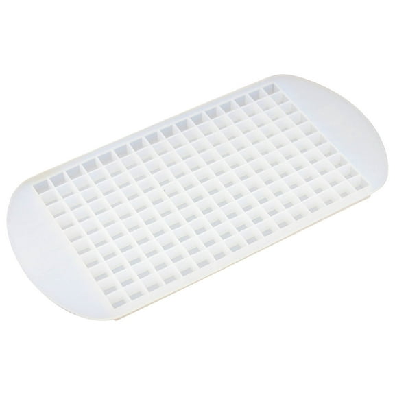160-Cell Silicone Tray | 1cm Square Cubes | Flexible & Dishwasher Safe | Freezer-Friendly for Home & Parties | Space-Saving Design