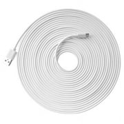 2 Pack 16FT Power Extension Cable for Wyze Cam Pan, for Wyze Cam v3, for Wyze Cam Pan v2, for YI Dome Home Camera, for Nest Cam, for Cloud Camera, Durable Charging Cable for Security Cam