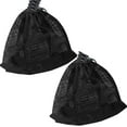 thumbnail image 1 of 2 Pack 17.7" x 17.7" Pump Barrier Bag, Pond Pump Filter Bag, Black Media Bag Large Pump Mesh Bag for Outdoor Water Ponds Filters (2Pcs-17.7" x 17.7"), 1 of 6