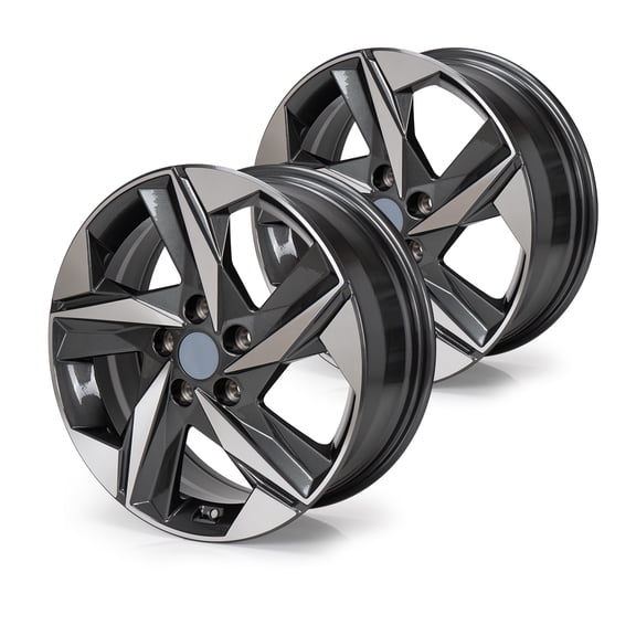 2-Pack 17" Replacement Wheel Rim for Hyundai Elantra 2021-23, 17 x 7 inch Alloy Rim 52910AA300 ET49