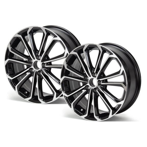 2-Pack 17" Replacement Wheel Rim for Toyota Corolla 2014-2017, 17x7-inch 5-Lug ET39 Alloy Rims