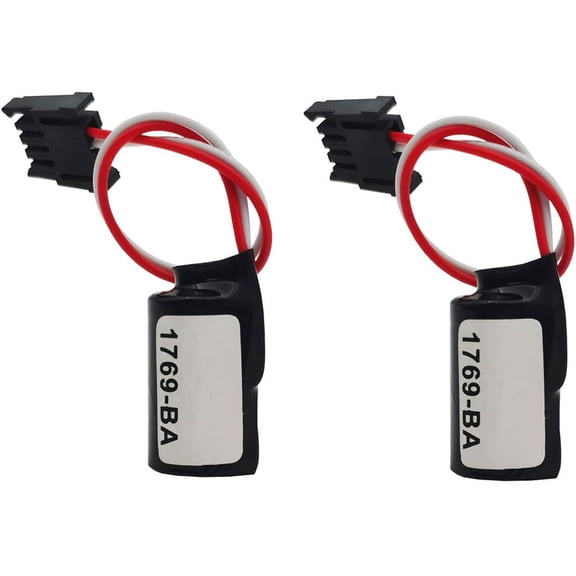 2-Pack 1769-BA 1000mAh 3V Lithium Battery for SLC PLC SLC500 Battery 1769-BA 5/04 5/03 5/02 5/01