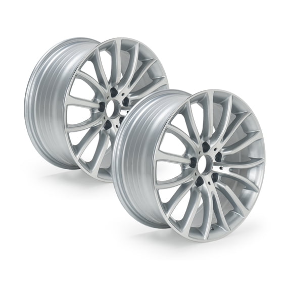 2 Pack 18" Alloy Wheel Rim 18" x 8" ET30 Silver for 2012-2020 BMW 328i 335i 340i 435i 440i 320i 430i Replacement Rim