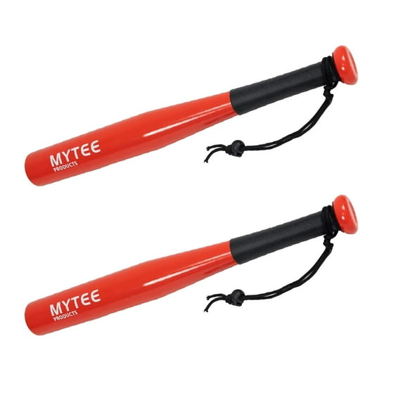 (2 Pack) 18" Aluminum Tire Thumper Bat with strap & Anti Slip Grip - Durable Tire Checker Bat for Truckers - Red Tire Knocker Bat - Wrapped Handle