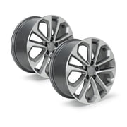 2-Pack 18 Replacement Wheel Rim for Honda Accord 2013-2015, 18x8-inch 5-Lug Machined Grey 64048A