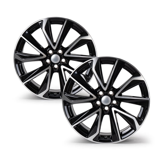 2-Pack 18 inch Replacement Rim 18"x8" Alloy Wheel for 2019-2024 Toyota Corolla R18, Black