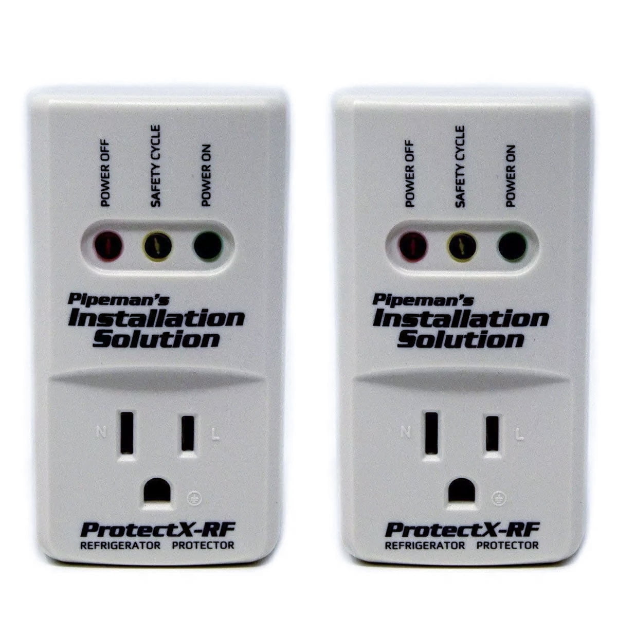 PIPEMAN'S INSTALLATION SOLUTION 2-Pack 1875 Watts Refrigerator Voltage Surge Protector Appliance (New Model)