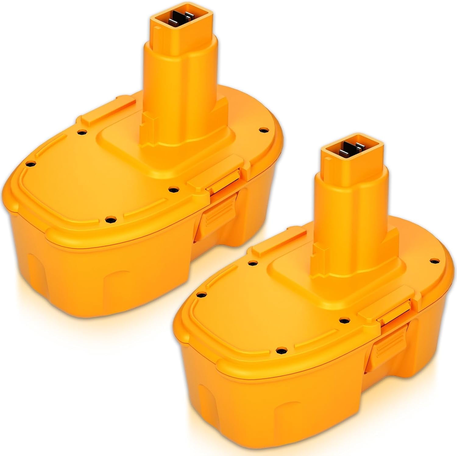 2-Pack 18V 3.6Ah DC9098 DC9099 Replacement Battery for Dewalt 18V Battery DC9096 DC9098 DC9099 DW9095 DW9096 DW9098 DE9038 Compatible with Dewalt 18 Volt Battery Tools Drills Drivers Wrench