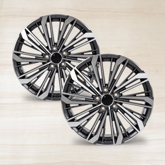 2-Pack 19" x 8" OEM Design Wheel Aluminum Alloy Rim Direct Replacement for Nissan Altima 2023 2024, Gray, Split Spoke