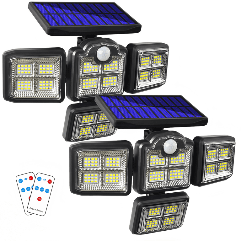 SUNLONG Solar Motion Sensor Light Outdoor Solar Wall Light Waterproof Solar Security Light PIR Sensor Solar Lights For Front Door Patio Deck Pathway