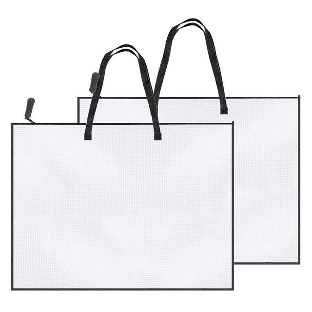 2 Pack 19X25 Inches Art Portfolio Case, Portfolio Folder for Artwork
