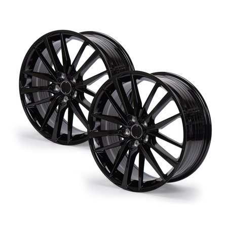2-Pack 19x8-inch 19 Inch Wheel Rim for Toyota Camry XSE 2021-24, Aluminum Alloy Black Replacement Rim ET50