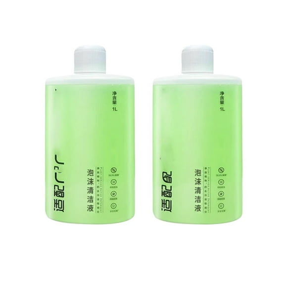 (2-Pack) 1L Floor Cleaning Liquid Compatible for Roborock F25 Ace Pro-Foam Vacuum Cleaner Cleaning Solution Accessories