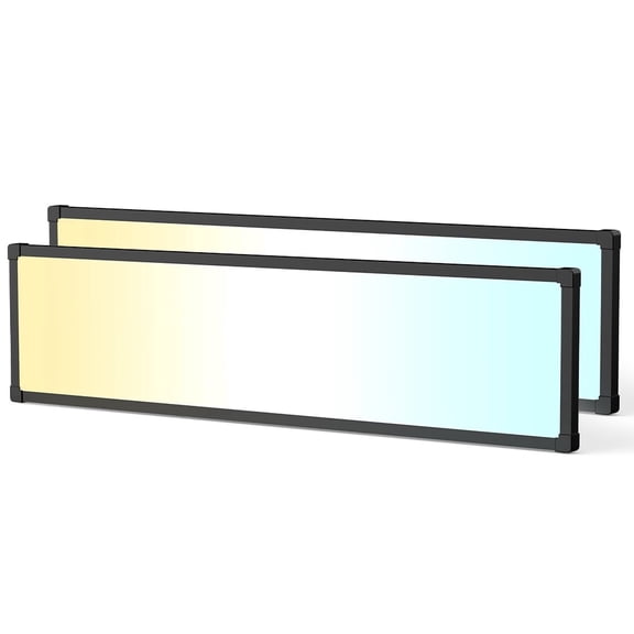 2 Pack 1x4 LED Flat Panel Light 5500LM Ultra-Bright, Dimmable 30-50W, 3000K-6500K Adjustable, 0-10V Dimming, Slim Surface Mount Ceiling Light for Office, Home, Garage