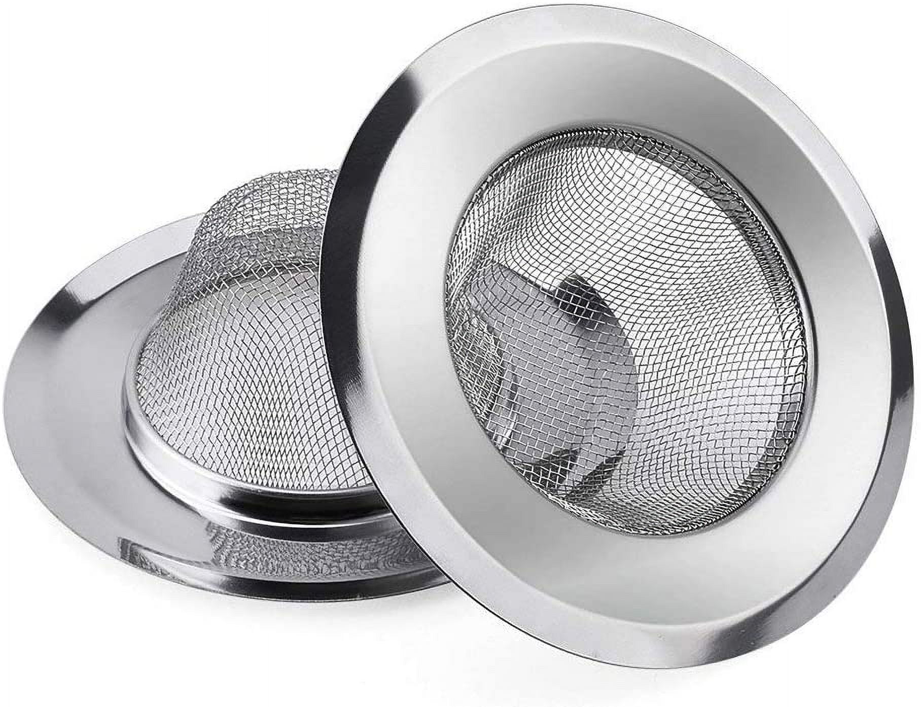 2 Pack 2.13" Top / 1" Basket Sink Strainer Bathroom Sink, Utility