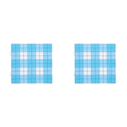 2-Pack 2.6mm Perler Bead Peg Boards, Blue Grid 14x14 Craft Boards for Kids & Adult Bead Art