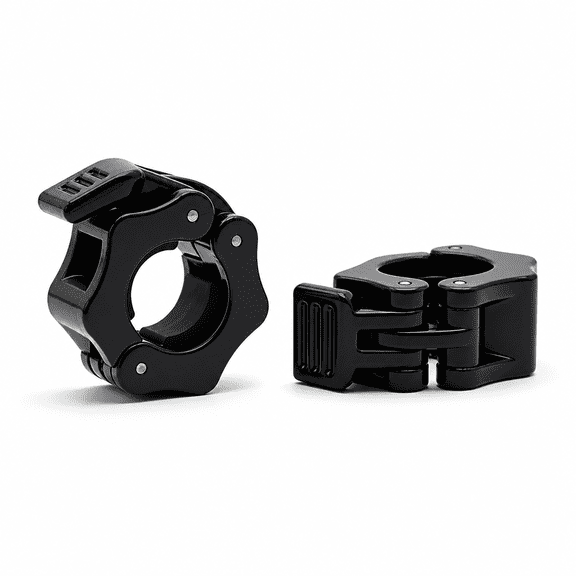 2 Pack 2 Inch Barbell Clamps, Quick Release Barbell Collars for Standard Weightlifting Bars