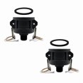 2-Pack 2-Inch Male to 3/4-Inch Female Hose Adapters with Spare Gaskets ...