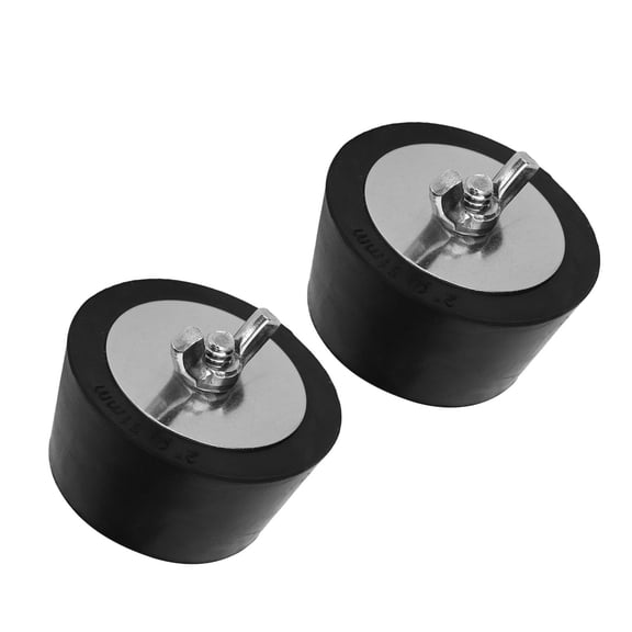 2-Pack 2-Inch Rubber Expansion Freeze Plugs for Pool Spa Pipe Winterizing 2PCS 2in rubber Swimming Pool Spa Pipework Winter Fittings
