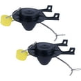thumbnail image 1 of 2 Pack 2-Inch Toilet Flapper Replacement Compatible with American Standard 7381129-200.0070A Universal Flapper and Chain with Float, 2-Inch Flush Valves, 1 of 6