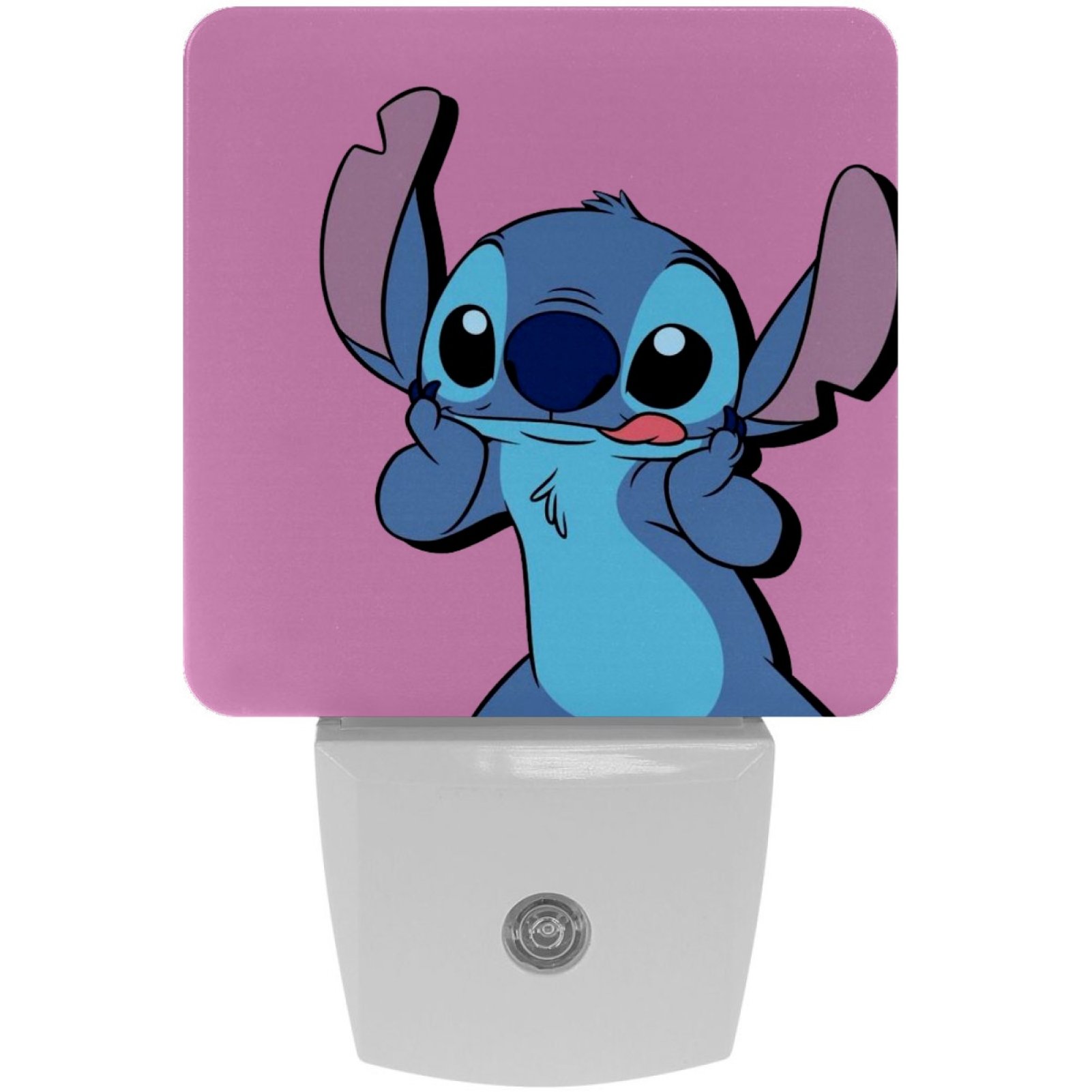 [2 Pack] 2Pin Plug into Wall Lilo & Stitch Square LED Night Light