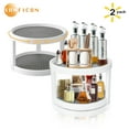 thumbnail image 1 of 2 Pack 2 Tier Lazy Susans Turntable - 10 Inch Pantry Cabinet Lazy Susan Storage Turntable Rotating Spice Rack for Spices, Condiments, Baking, 1 of 12