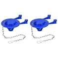 thumbnail image 1 of 2 Pack 2" Toilet Flapper Replacement, Universal Toilet Flapper with Chain(Blue), 1 of 6