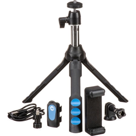 2 Pack 2-in-1 Mini Tripod & Selfie Stick with Bluetooth Remote Control