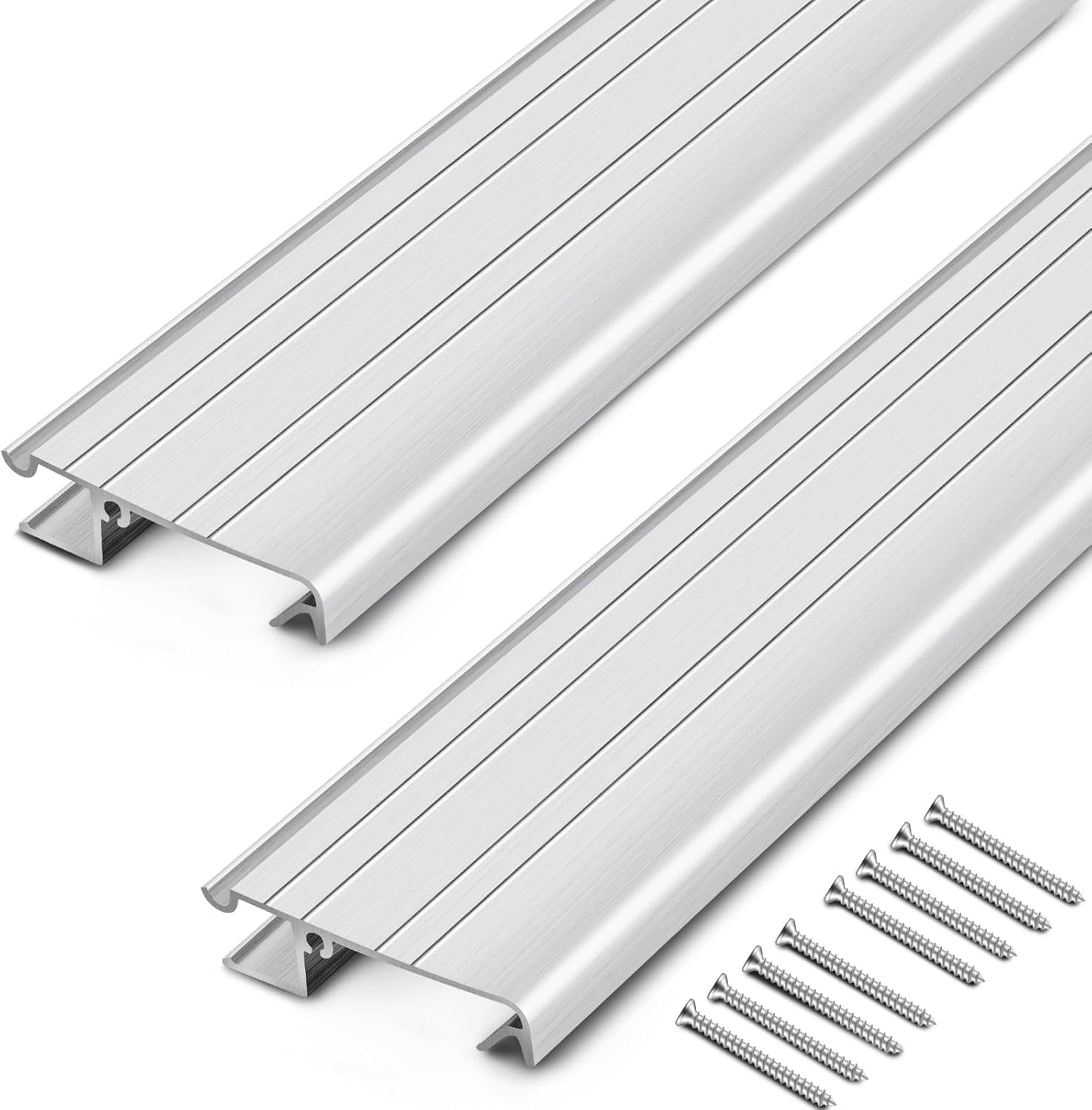 2 Pack 2 x 36 Inch Exterior Door Threshold Strip Metal Building ...