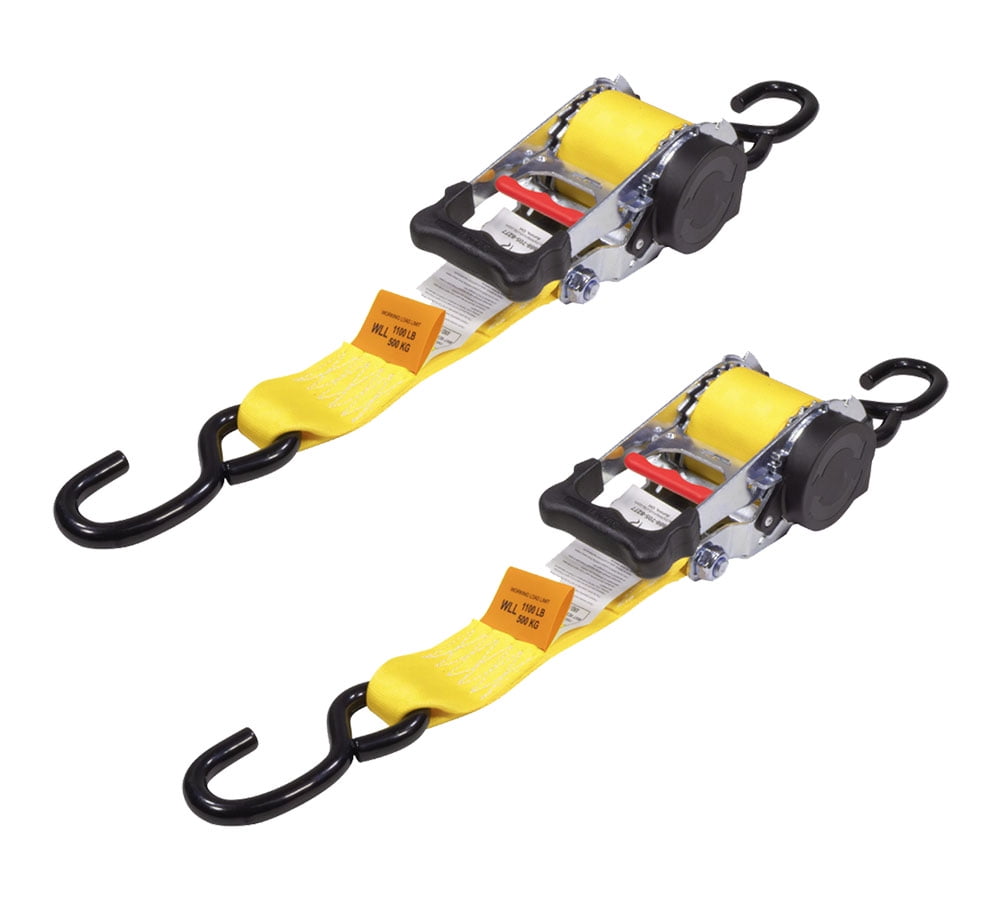 Motorcycle ratchet straps - 1 x 7' Motorcycle tie down