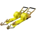 thumbnail image 1 of 2 Pack 2" x15' Ratchet Strap Tie Down 5000LB J Hook, 1 of 6