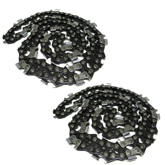(2 Pack) 20” Chainsaw Chains 3/8 .050 72 DL Compatible with Stihl Husqvarna Oregon / 501846572, 591132372, 72LGX072G, 3624 005 0072
